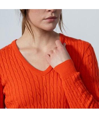 Daily Sports: Women's Madelene V-Neck Pullover - Orange acheter en ligne