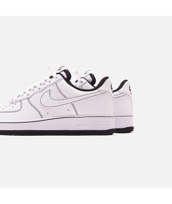 Nike Air Force 1 `07 - White / Black brillant des détails fins