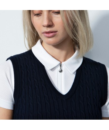 Daily Sports: Women's Madelene V-Neck Sweater Vest - Navy une grave pollution 