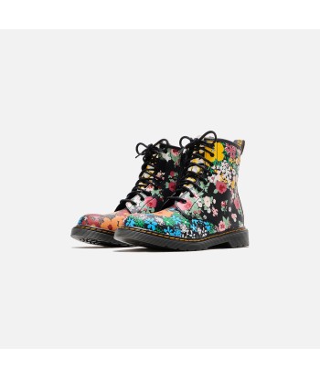 DR. MARTENS Youth1460 Floral print Leather - Black Hydro vente chaude votre 