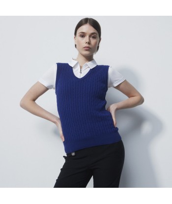 Daily Sports: Women's Madelene V-Neck Sweater Vest - Spectrum Blue la chaussure