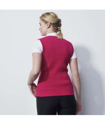 Daily Sports: Women's Madelene V-Neck Sweater Vest - Tulip Pink Par le système avancé 