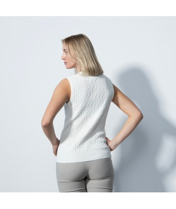 Daily Sports: Women's Madelene V-Neck Sweater Vest - White Paris Déstockage Promo