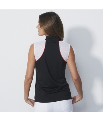 Daily Sports: Women's Maja Sleeveless Polo - Black Livraison rapide