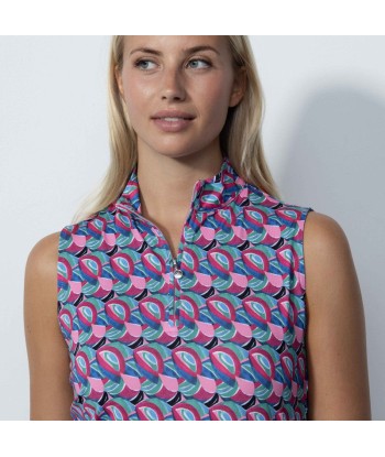 Daily Sports: Women's Marac Sleeveless Polo - Multi Leaf JUSQU'A -70%! 