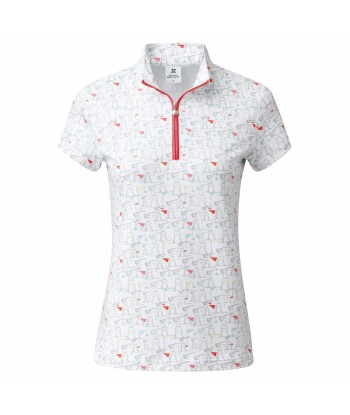 Daily Sports: Women's Marseille Cap Sleeve Polo - Marcelle White Le MVP de beaucoup