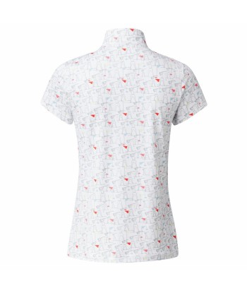 Daily Sports: Women's Marseille Cap Sleeve Polo - Marcelle White Le MVP de beaucoup