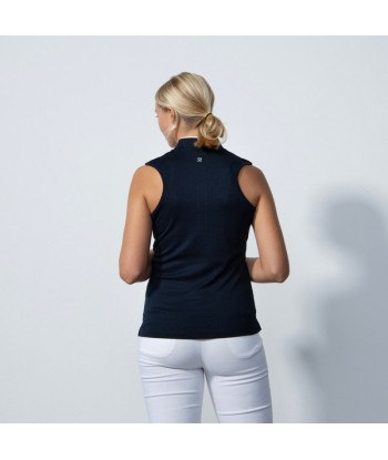 Daily Sports: Women's Menton Sleeveless Polo - Navy Green commande en ligne