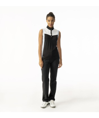 Daily Sports: Women's Mine Sleeveless Polo - Black commande en ligne