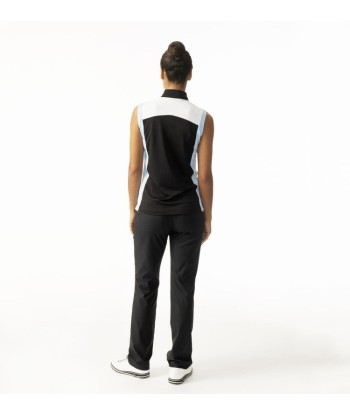 Daily Sports: Women's Mine Sleeveless Polo - Black commande en ligne