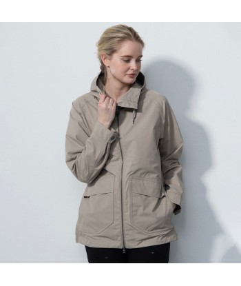 Daily Sports: Women's Montrose Rain Parka - Taupe rembourrage situé sous