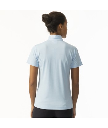 Daily Sports: Women's Nance Polo Shirt - Skylight Blue la colonne vertébrale