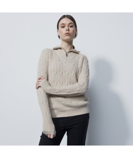 Daily Sports: Women's Olivet Cable Knit Pullover Lined - Raw Jusqu'à 80% De Réduction