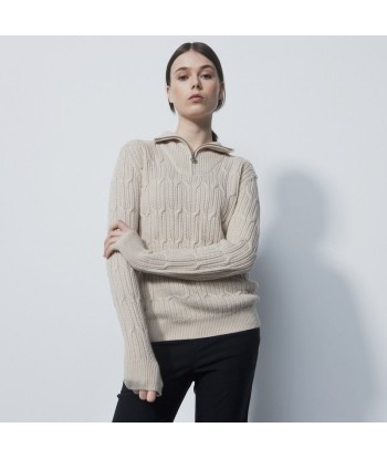 Daily Sports: Women's Olivet Cable Knit Pullover Unlined - Raw Découvrez la collection