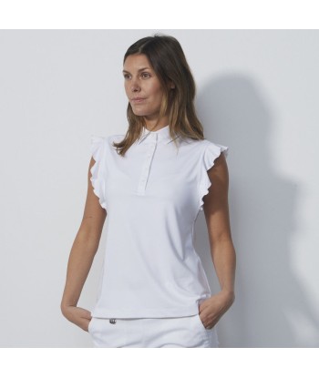 Daily Sports: Women's Peillon Sleeveless Polo - White JUSQU'A -70%! 