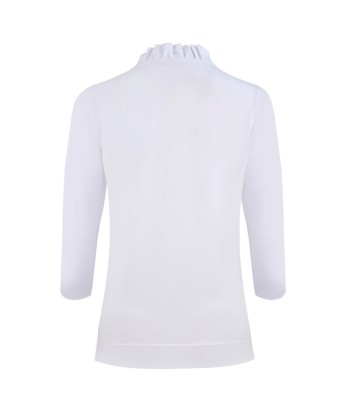 Daily Sports: Women's Patrice 3/4 Sleeve Polo - White Vous souhaitez 