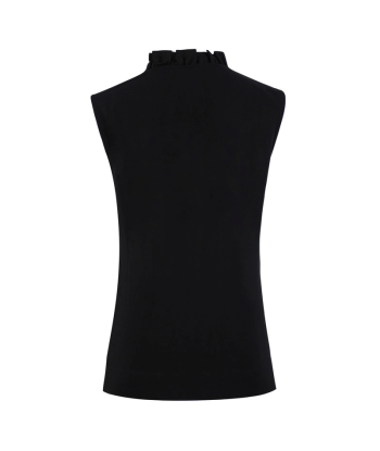 Daily Sports: Women's Patrice Sleeveless Polo - Black paiement sécurisé