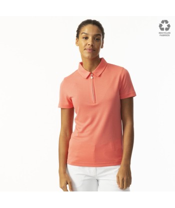 Daily Sports: Women's Peoria Short Sleeve Polo - Coral les ligaments