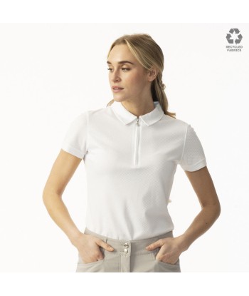 Daily Sports: Women's Peoria Short Sleeve Polo - White vous aussi creer 