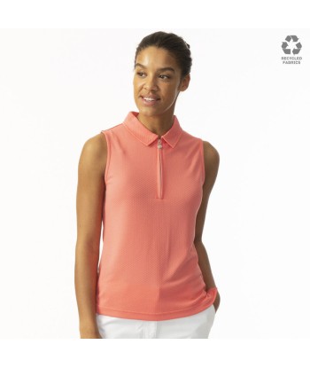 Daily Sports: Women's Peoria Sleeveless Polo - Coral En savoir plus