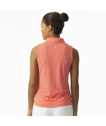 Daily Sports: Women's Peoria Sleeveless Polo - Coral En savoir plus