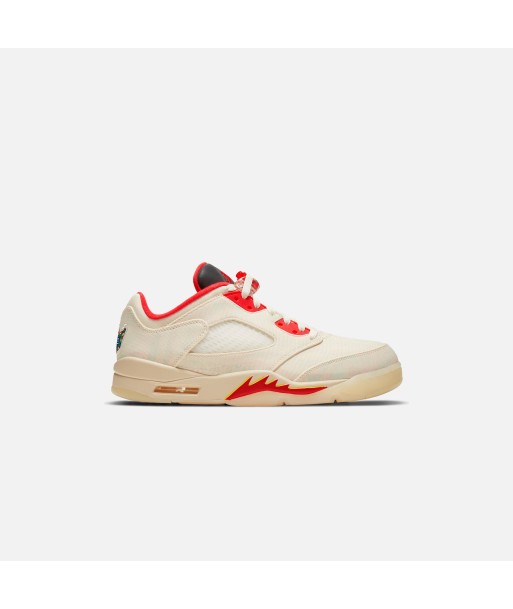 Nike Air Jordan 5 Retro Low CNY - Sail / Opti Yellow / Pearl la livraison gratuite