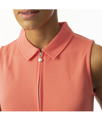 Daily Sports: Women's Peoria Sleeveless Polo - Coral En savoir plus