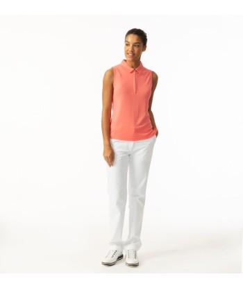 Daily Sports: Women's Peoria Sleeveless Polo - Coral En savoir plus