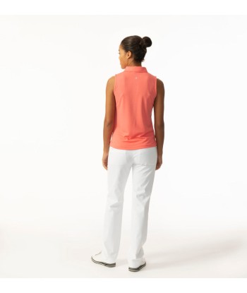 Daily Sports: Women's Peoria Sleeveless Polo - Coral En savoir plus