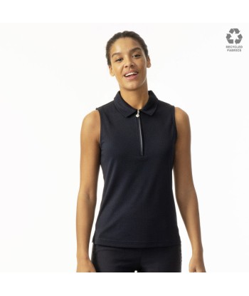 Daily Sports: Women's Peoria Sleeveless Polo - Navy en linge