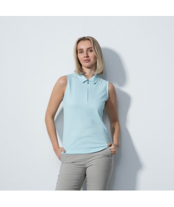 Daily Sports: Women's Peoria Sleeveless Polo - Opal Light Aqua shop