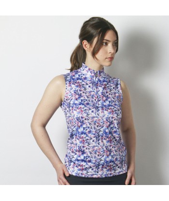 Daily Sports: Women's Ravenna Sleeveless Polo - Blue Flower prix