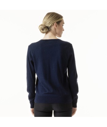 Daily Sports: Women's Tea Pullover - Navy le des métaux précieux