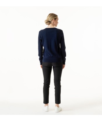 Daily Sports: Women's Tea Pullover - Navy le des métaux précieux