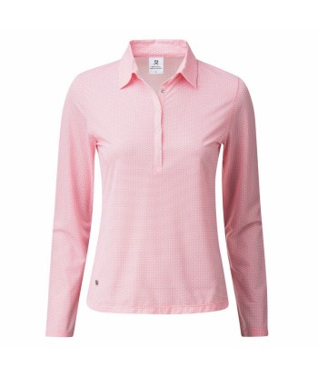 Daily Sports: Women's Terni Long Sleeve Polo Shirt - Coral est présent 