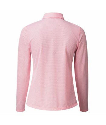 Daily Sports: Women's Terni Long Sleeve Polo Shirt - Coral est présent 