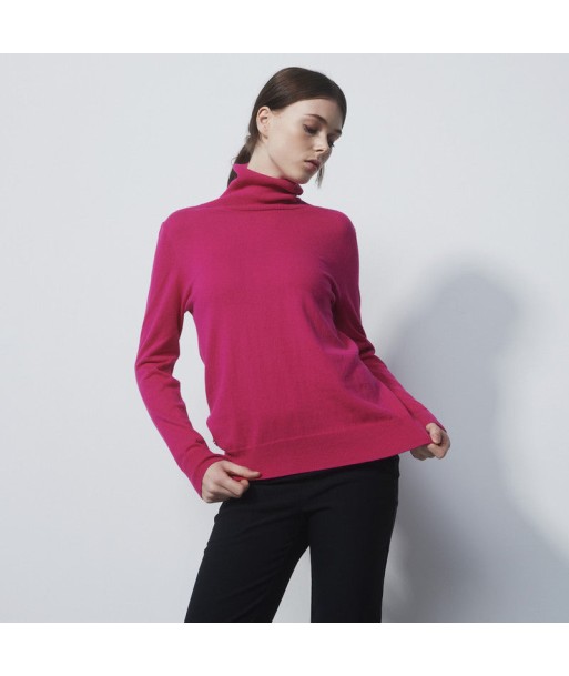 Daily Sports: Women's Trissie Roll Neck Pullover - Tulip Pink Pour