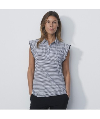 Daily Sports: Women's Vienne Sleeveless Polo - Black en ligne des produits 