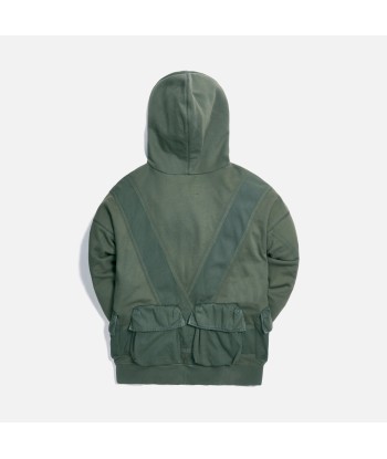 Greg Lauren Utility Hoodie - Army Green outlet