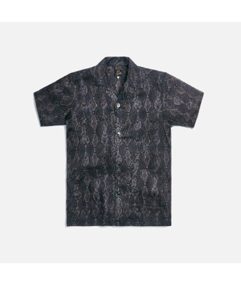 Needles Cabana Shirt Python Print - Black Dans la société mordern