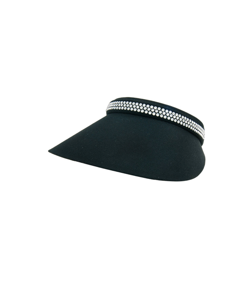 Dolly Mama Ladies Audrey Clip-On Crystal Visor acheter en ligne