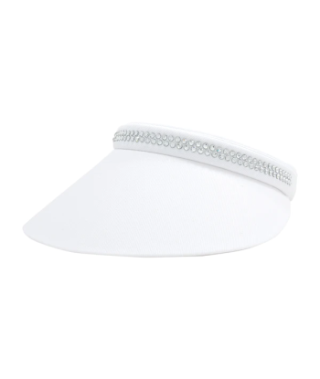 Dolly Mama: Ladies Kaitlin Clip on Crystal Visor 2024