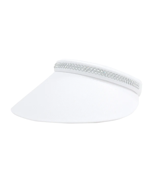 Dolly Mama: Ladies Kaitlin Clip on Crystal Visor 2024