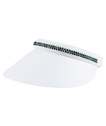 Dolly Mama: Ladies Kaitlin Clip on Crystal Visor 2024