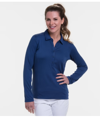 EP NY Golf: Women's Long Sleeve Extended Placket Polo - ns5106x solde