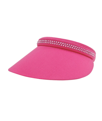 Dolly Mama: Ladies Kaitlin Clip on Crystal Visor 2024