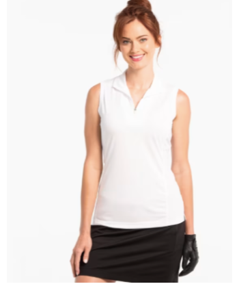 EP NY Golf: Women's Sleeveless Convertible Zip Mock Polo pour bénéficier 