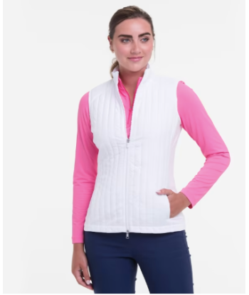 EP NY Golf: Women's Vertical Quilted Vest des créatures d'habitude