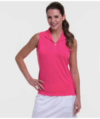 EP NY Golf: Women's Sleeveless Convertible Zip Mock Polo pour bénéficier 