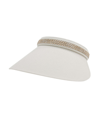 Dolly Mama Ladies Audrey Clip-On Crystal Visor acheter en ligne